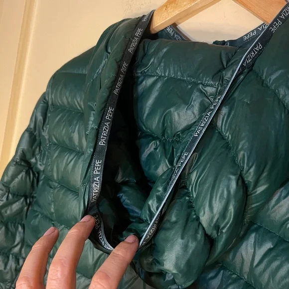 Patrizia Pepe Green Puffer Jacket - Picture 4 of 7